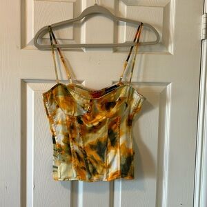 Pretty Little Thing Corset Top And Skirt Set